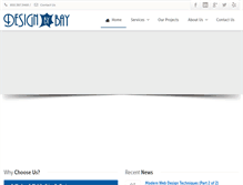 Tablet Screenshot of designbybay.com